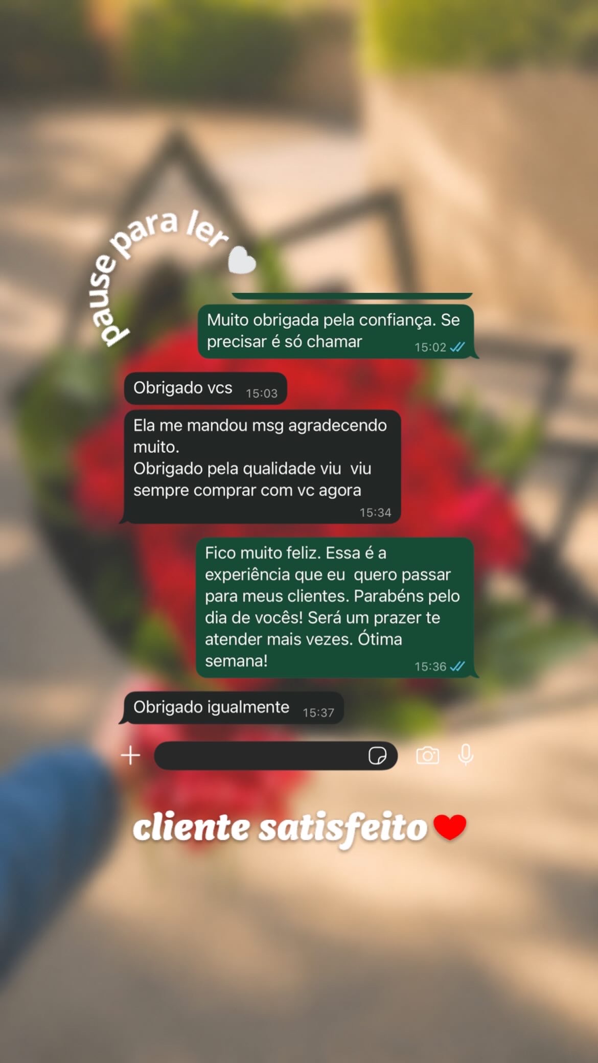 Cliente satisfeito